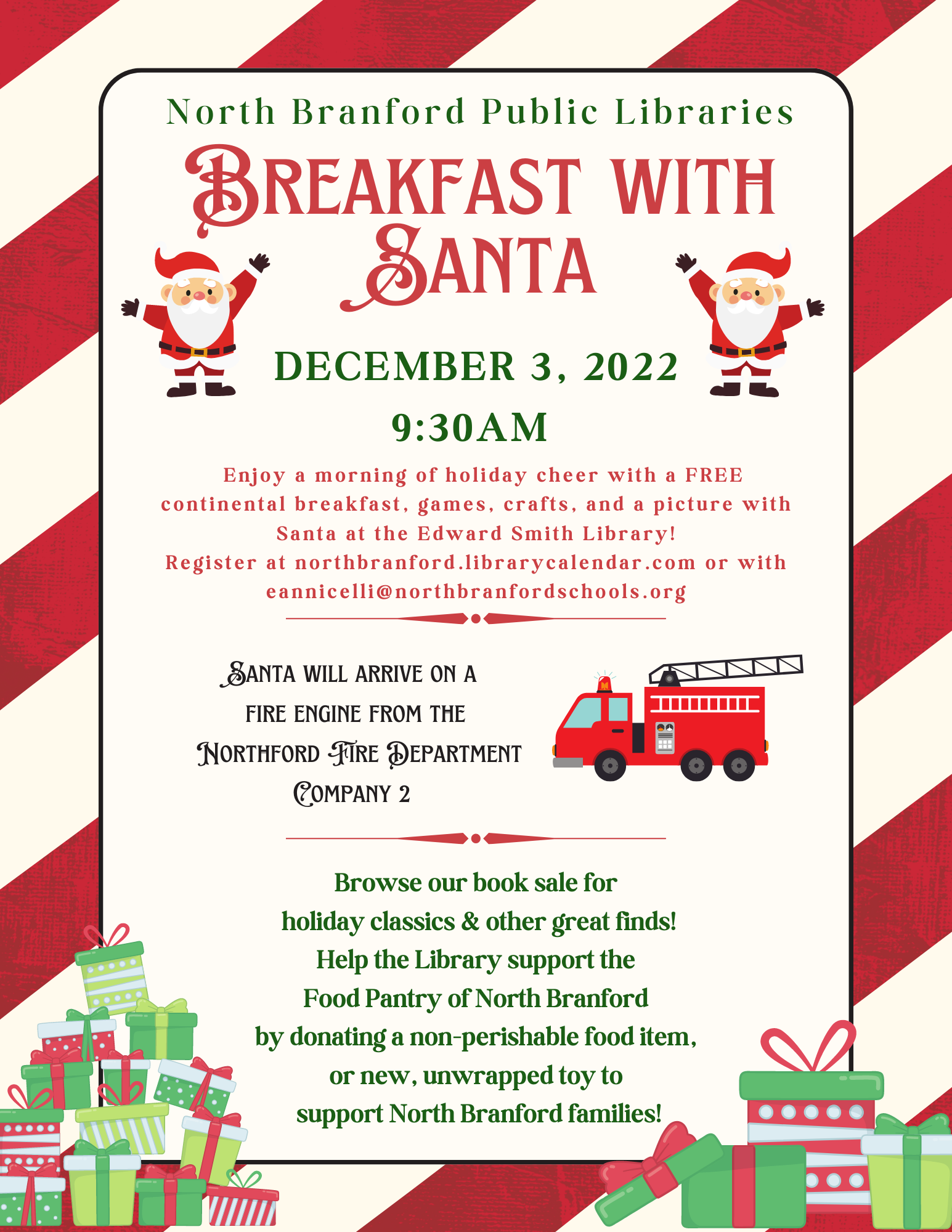 Flyer from Breakfast With Santa