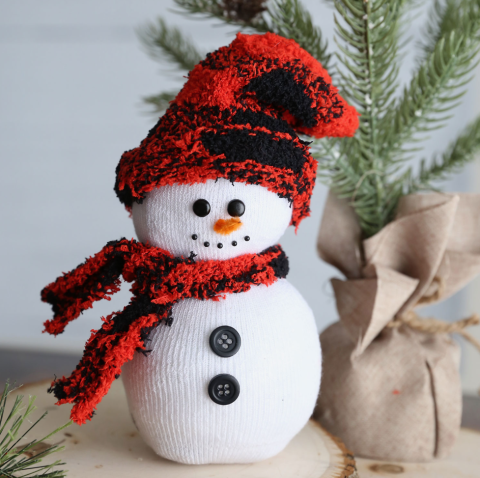 Sock Snowman