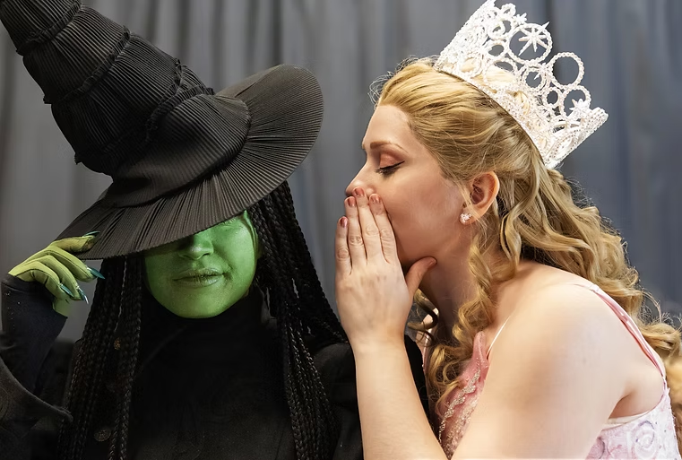 Green and Pink Witches